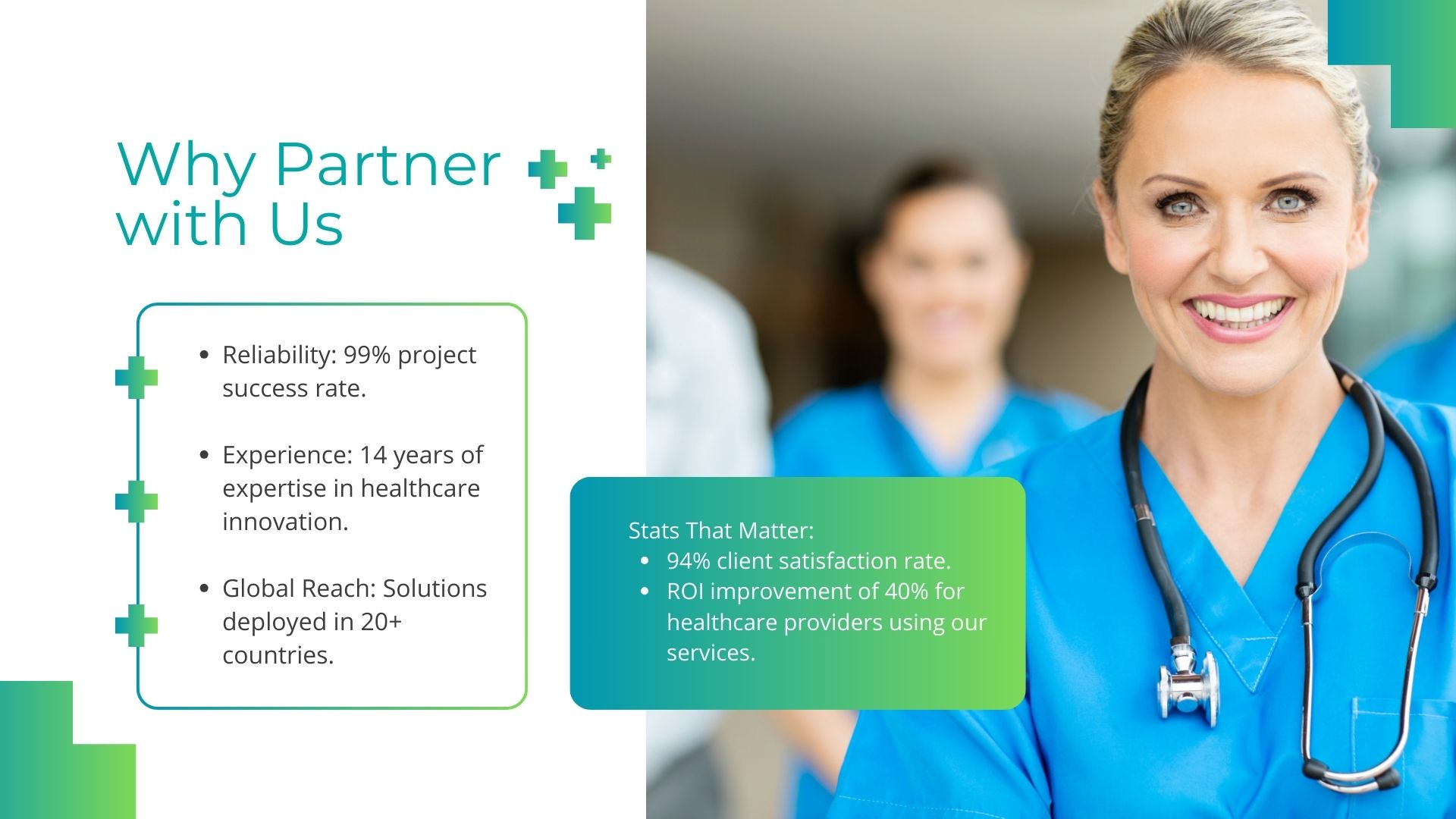 Healthcare professional in a clinical setting